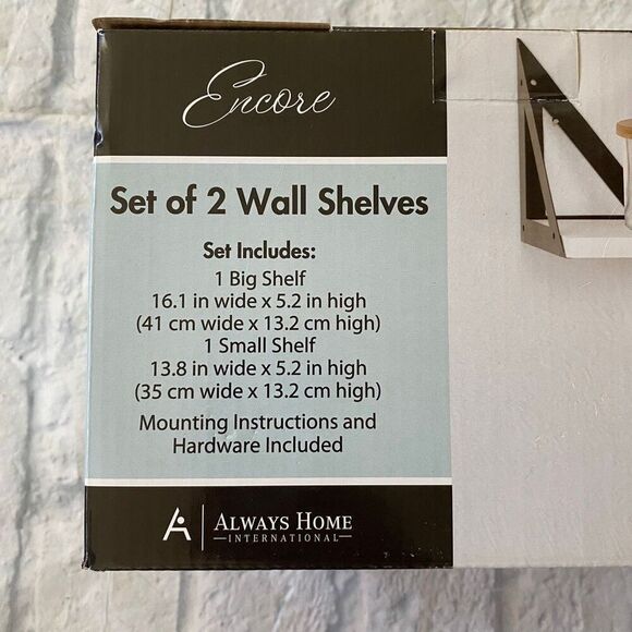 MYCO welcome sign & encore set of 2 hanging shelves - Picture 6 of 8